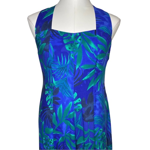 Dress Barn Tropical Leaf Print Maxi Dress - Picture 6 of 9